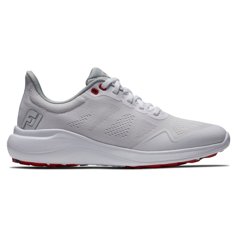 Weiß-rot Footjoy Switzerland Flex Canada Schuh Damen