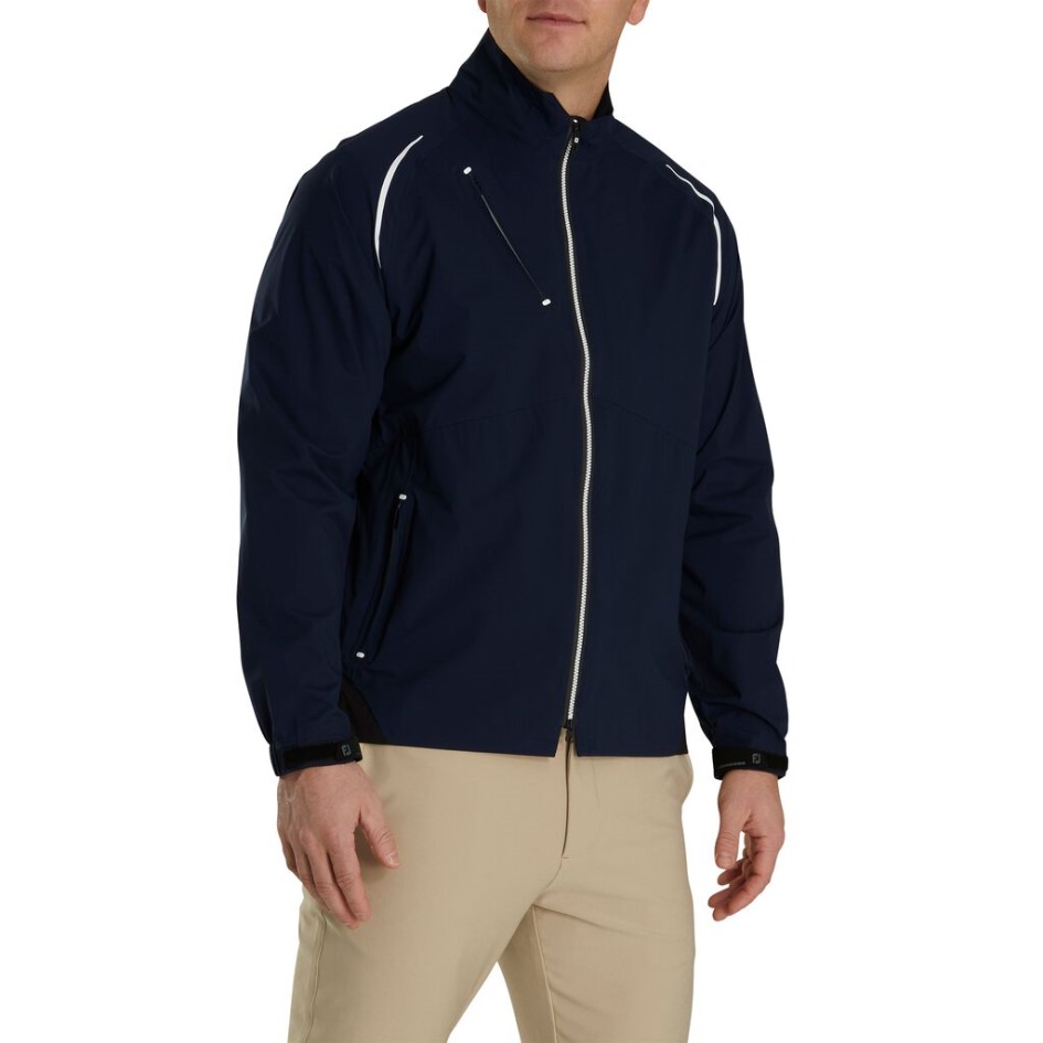 Footjoy Switzerland Navy Dryjoys Select Ls Regenjacke
