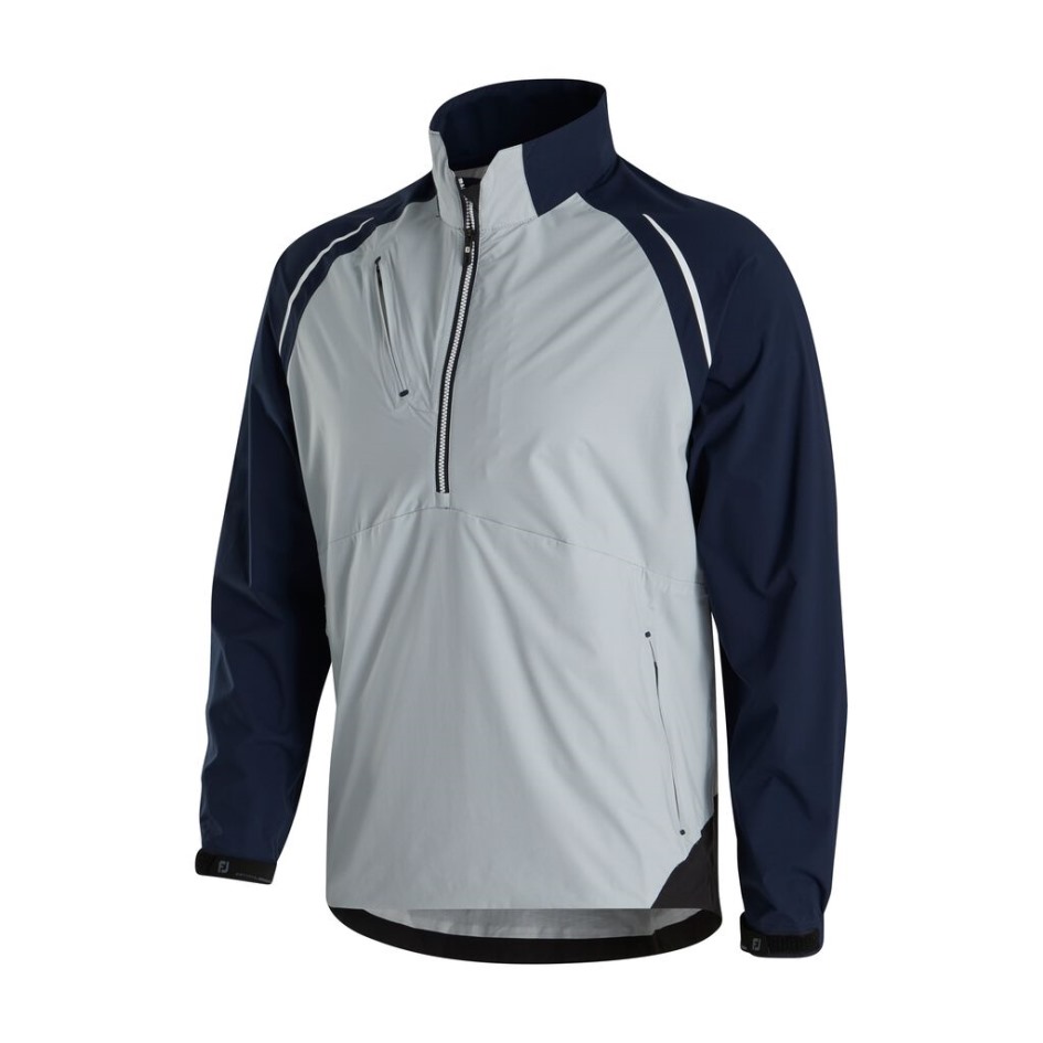 Silber-navy Footjoy Switzerland Select Ls Regenhemd – Stil Der Vorherigen Saison