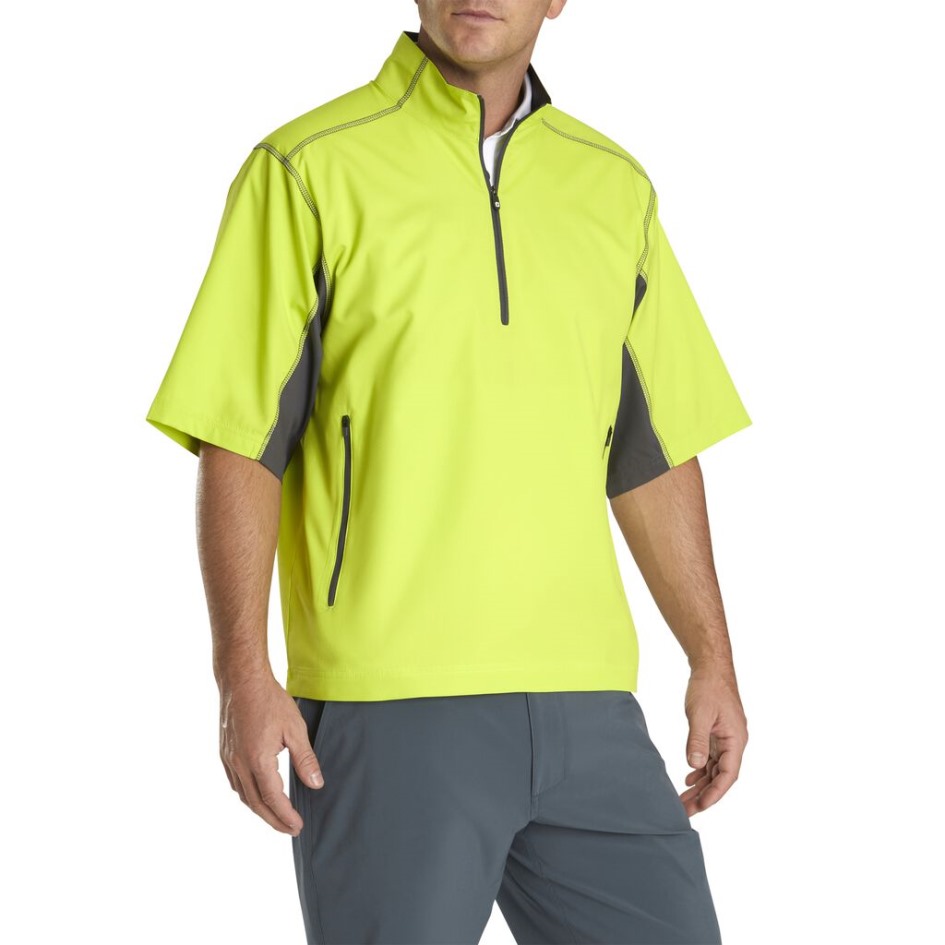 Kurzarm Sport Windshirt Lime-charcoal Footjoy Switzerland