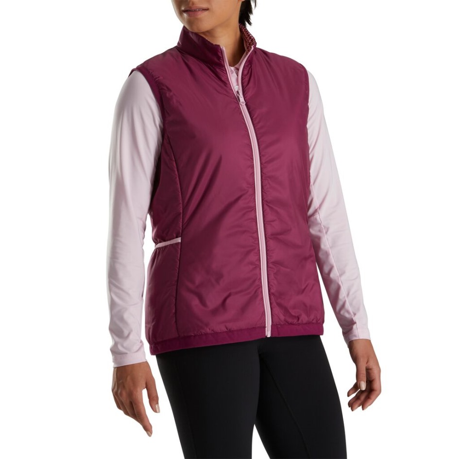 Isolierte Wendeweste Damen Fig-fig Hahnentritt Footjoy Switzerland
