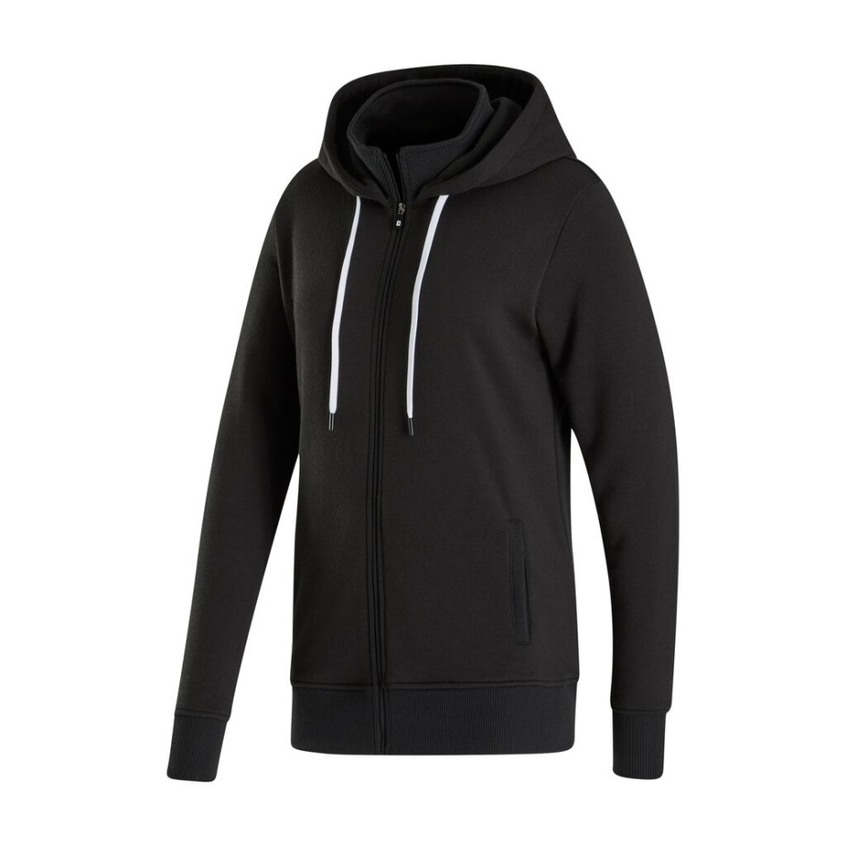Schwarz Footjoy Switzerland Kapuzenpullover Mit Durchgehendem Reißverschluss Für Damen – Stil Der Vorherigen Saison