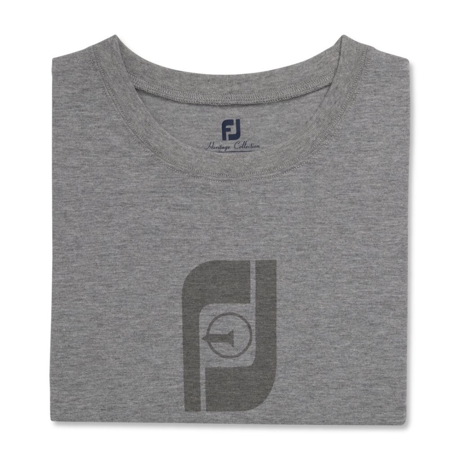 Grau Footjoy Switzerland Fj Erbe Grafik T-shirt Damen