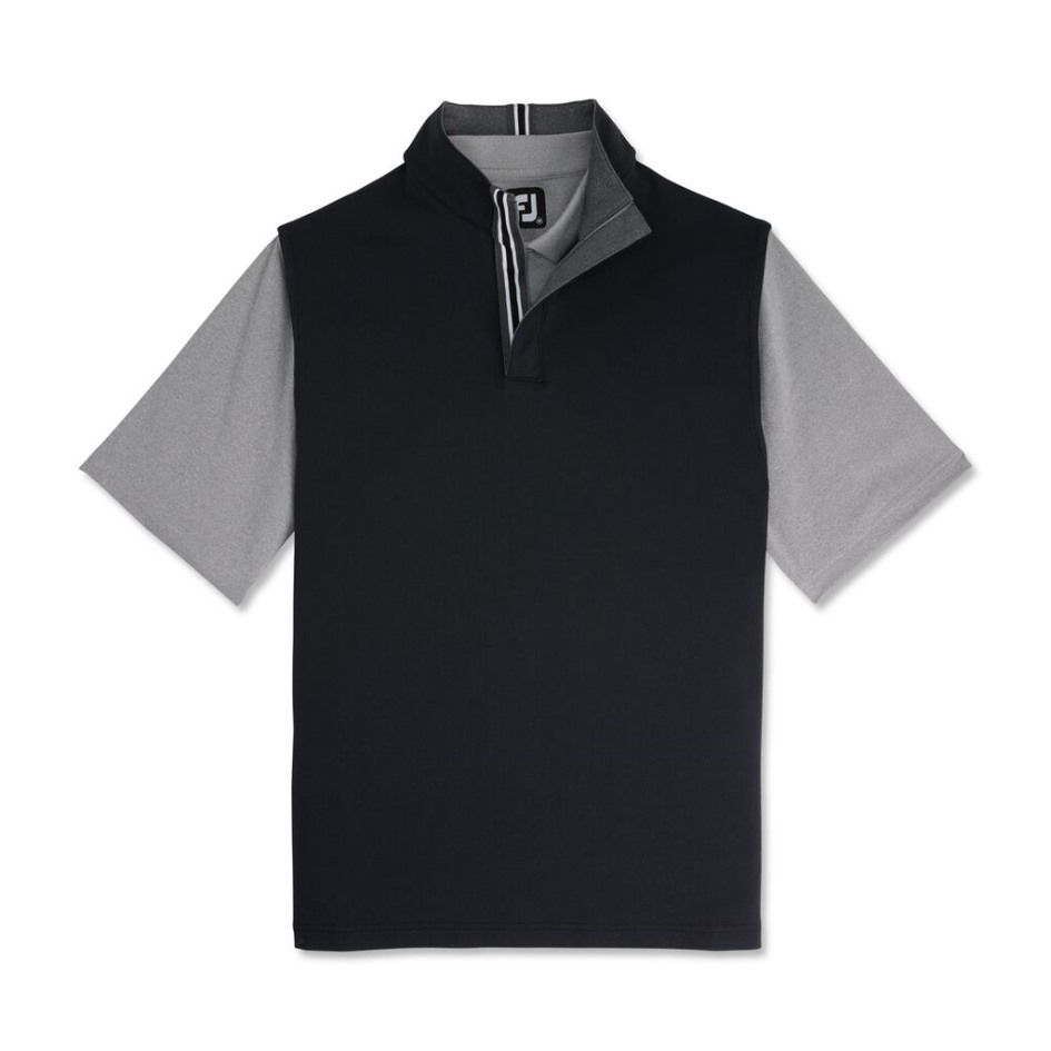 Schwarzer Stretch-Jersey Im Stil Der Vorsaison Von Footjoy Switzerland