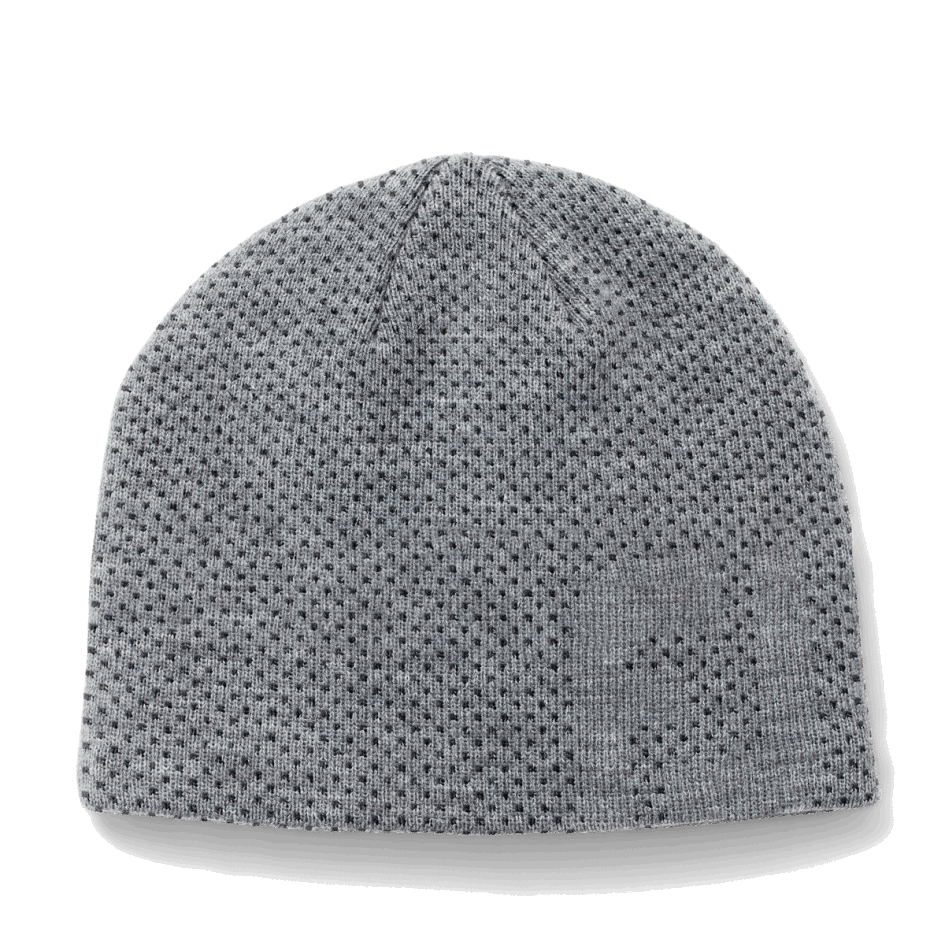 Graumelierte Footjoy Switzerland Jacquard-Strickmütze