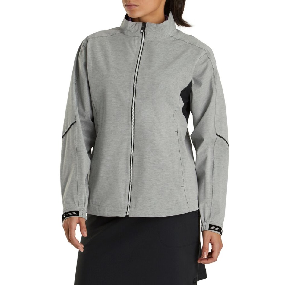Fj Hydrolite Regenjacke Damen Footjoy Switzerland Grau Meliert