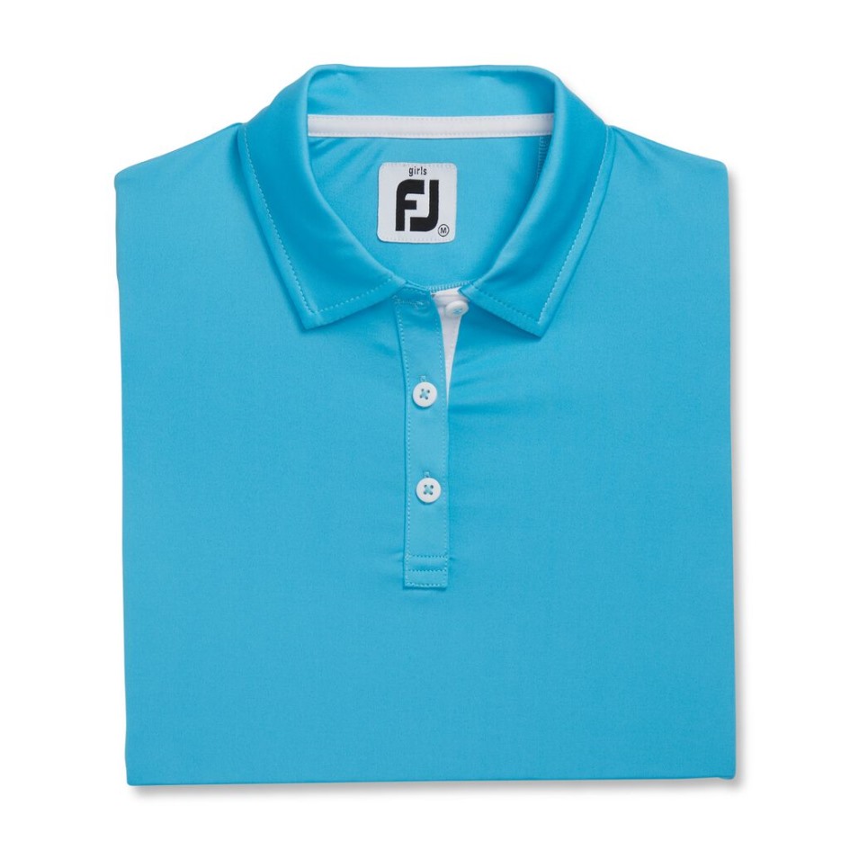 Aqua Footjoy Switzerland Kurzarmshirt Junior Mädchen