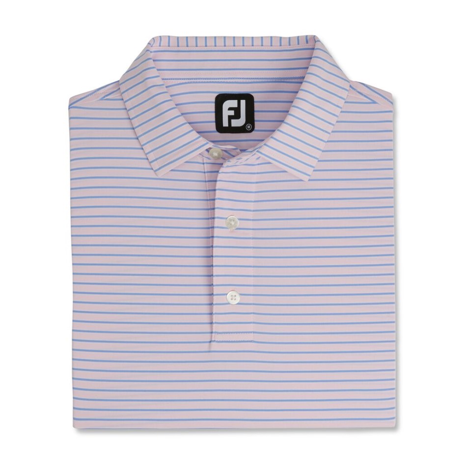 Stretch-Lisle-Nadelstreifen Pink-blau-weiß Footjoy Switzerland