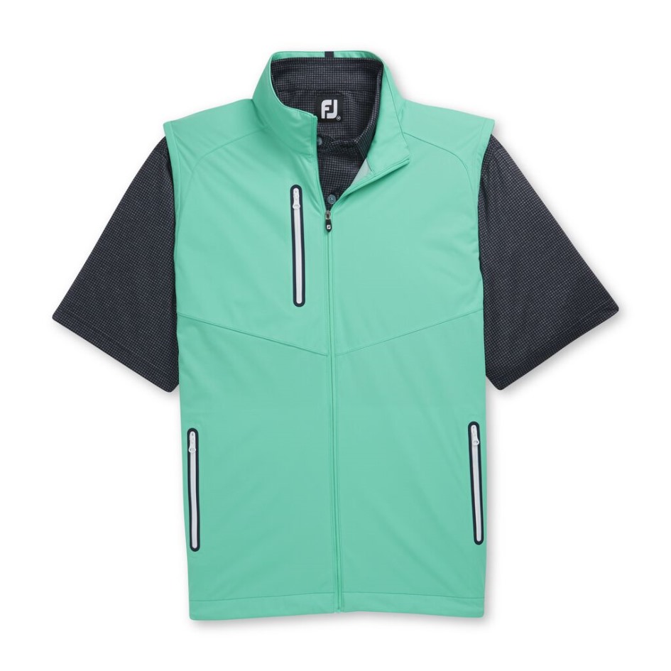Spearmint Footjoy Switzerland Leichte Softshell-Weste – Stil Der Vorherigen Saison