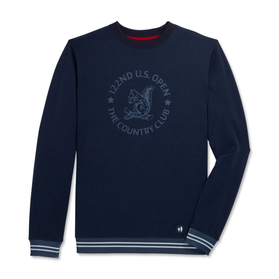 2022 USA Mittelschicht Mit Offenem Rundhalsausschnitt Im Stil Der Vorsaison Footjoy Switzerland Navy