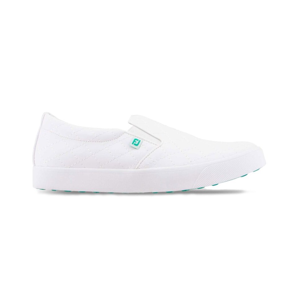 White Footjoy Switzerland Sport Retro Damen-stil Der Vorherigen Saison