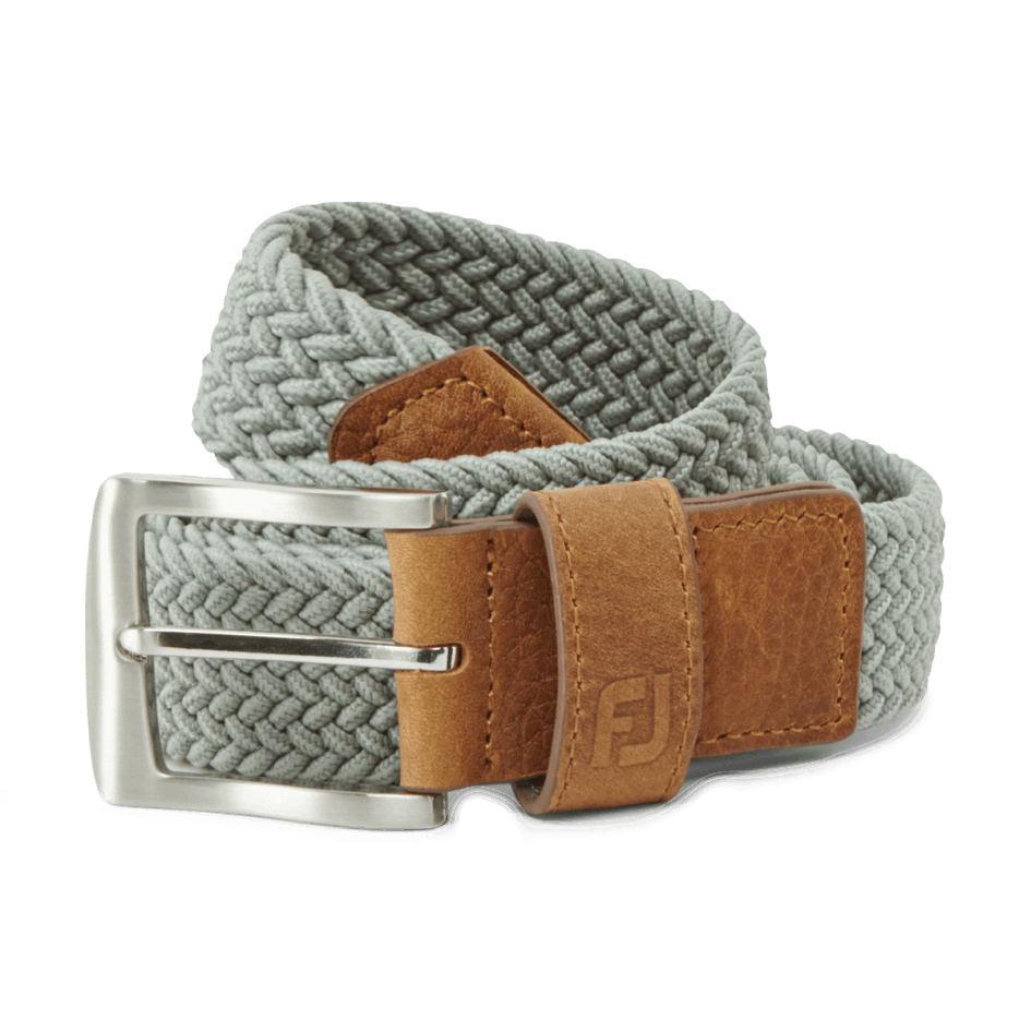 Grau Gewebter Golfgürtel Footjoy Switzerland