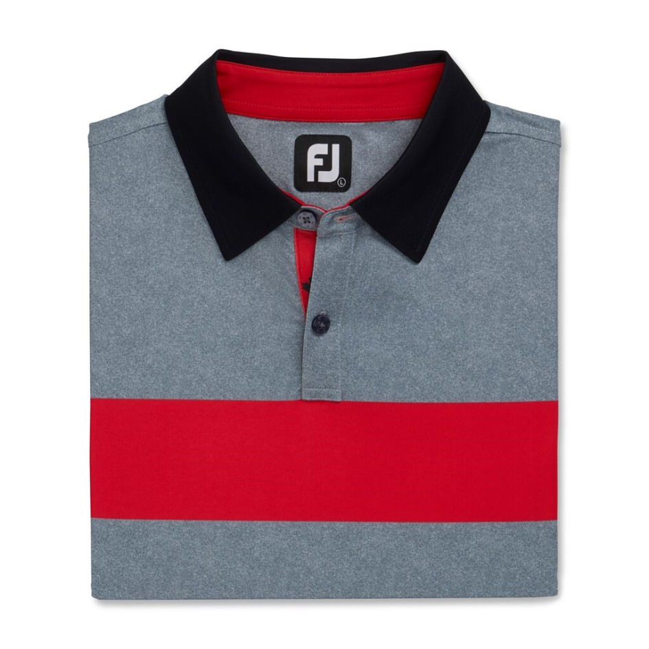 2-Knopf-Brustband Mit Besatz Anthrazit-rot-schwarz Footjoy Switzerland