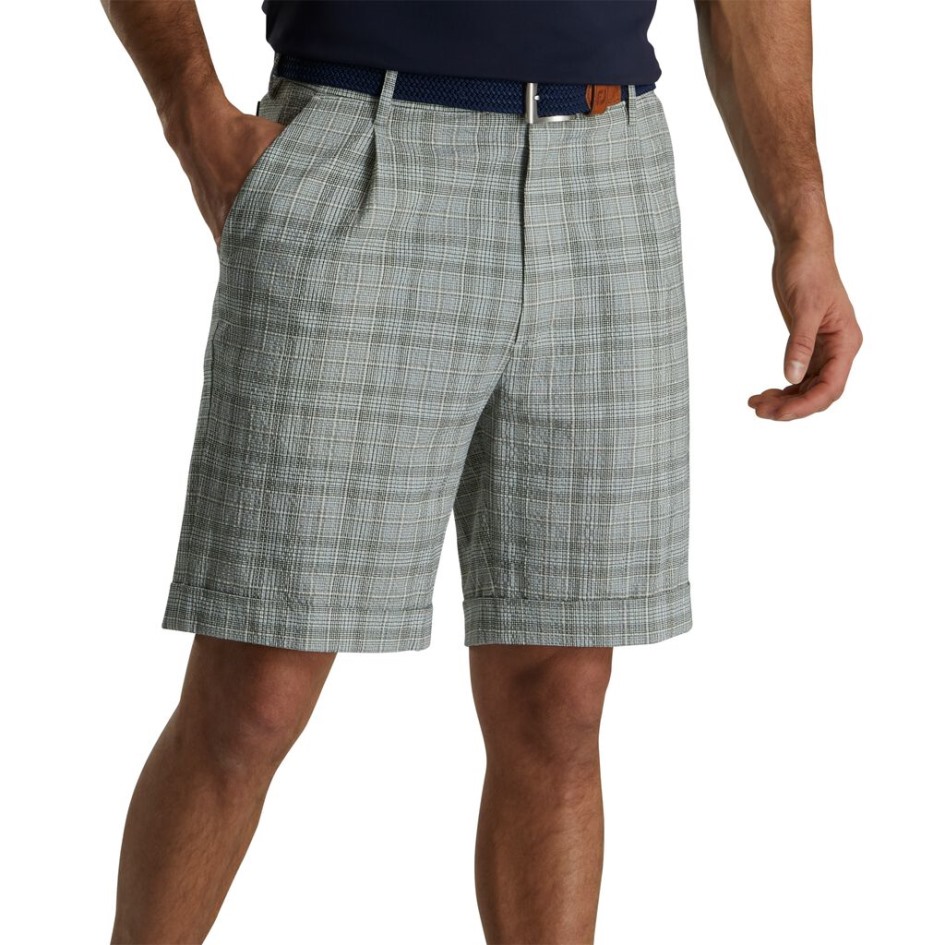 Footjoy Schweiz Seersucker Madison Shorts Glen Plaid