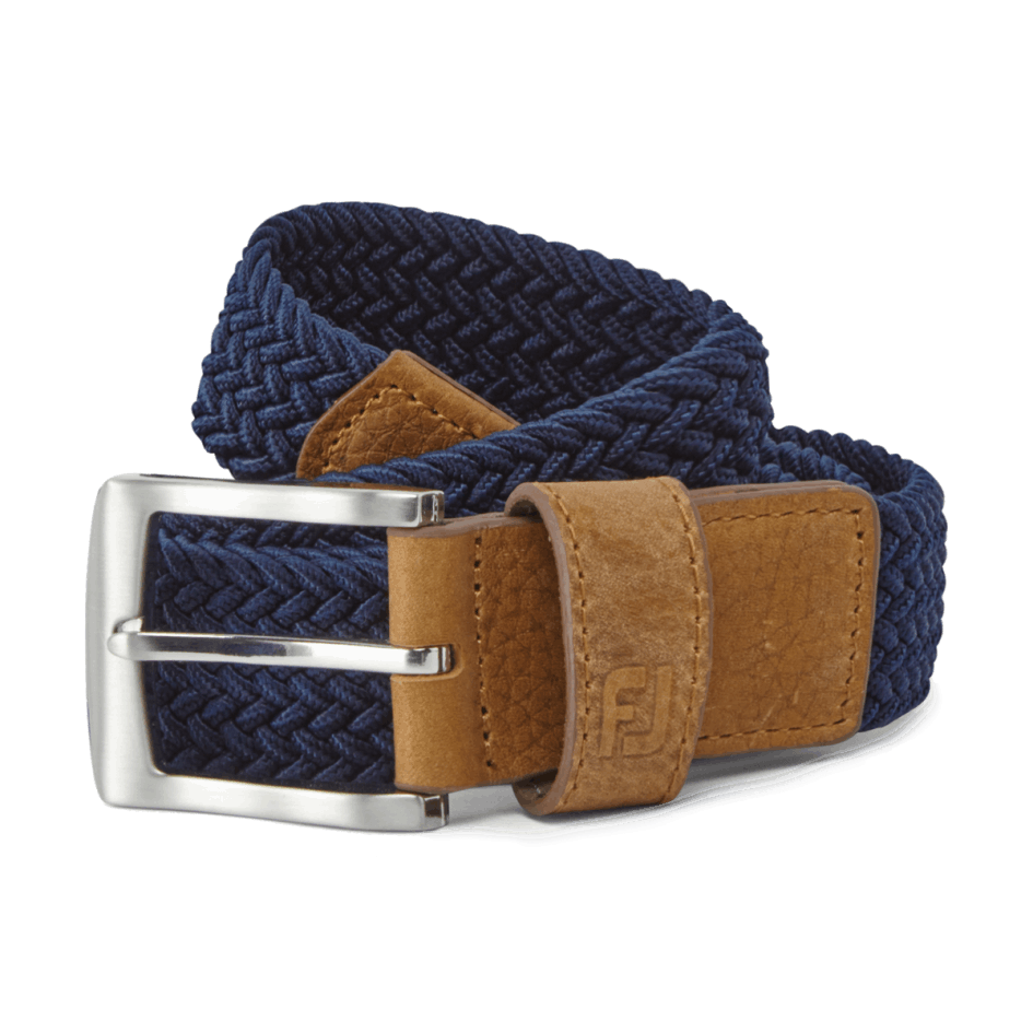 Footjoy Switzerland Gewebter Golfgürtel Navy