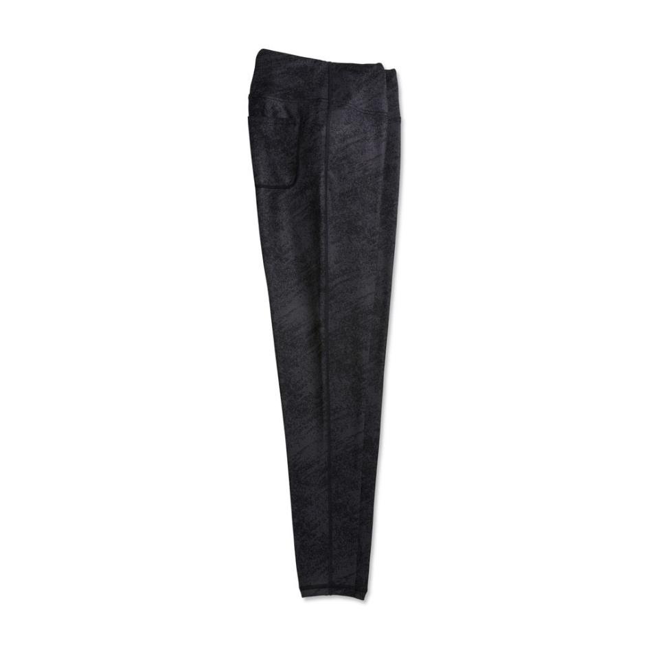Footjoy Switzerland Schwarz Bedruckte Leggings Damen-stil Der Vorherigen Saison