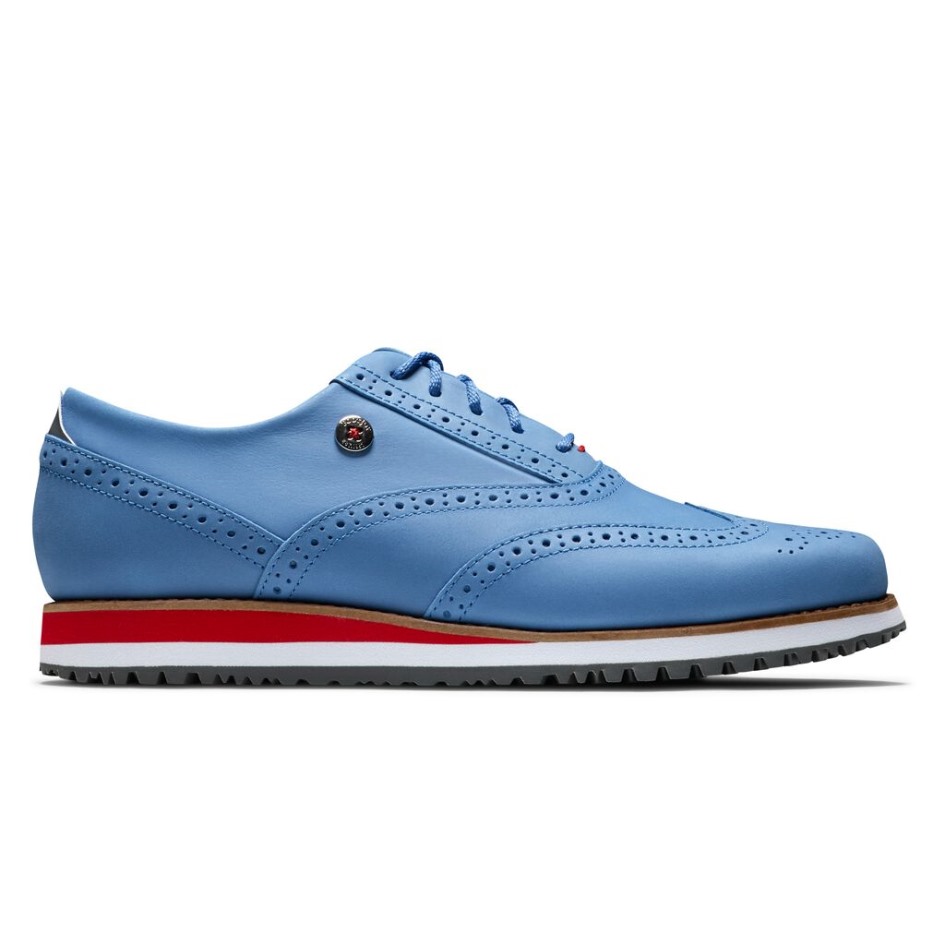 Blue Sport Retro Damen-vorsaison Stil Footjoy Schweiz