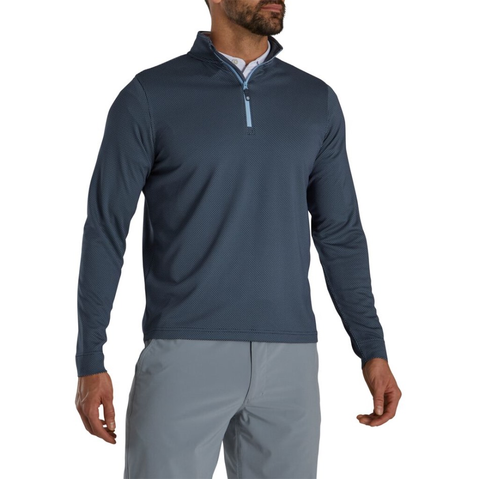 Footjoy Switzerland Anthrazitgrauer Midlayer Aus Thermoserie