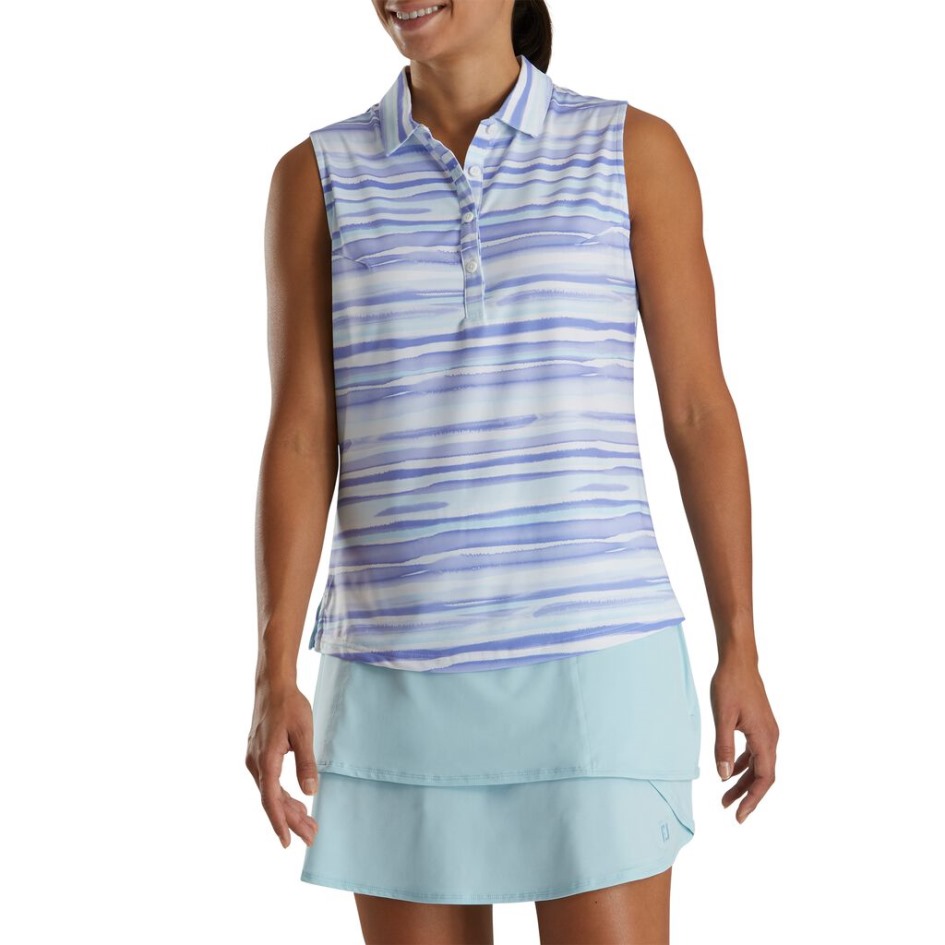 Footjoy Switzerland ärmellos Aquarell Damen Violett