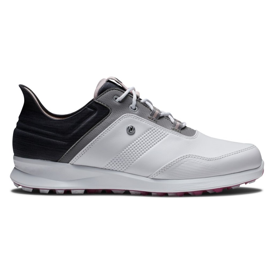 Footjoy Schweiz Weiss-schwarze Stratos Damen