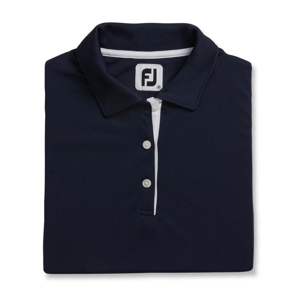 Prodry ärmelloses Hemd Aus Interlock Mit Selbstkragen Damen Footjoy Switzerland Navy