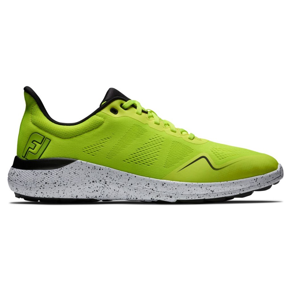 Footjoy Switzerland Neon Yellow Flex Citrus Glow