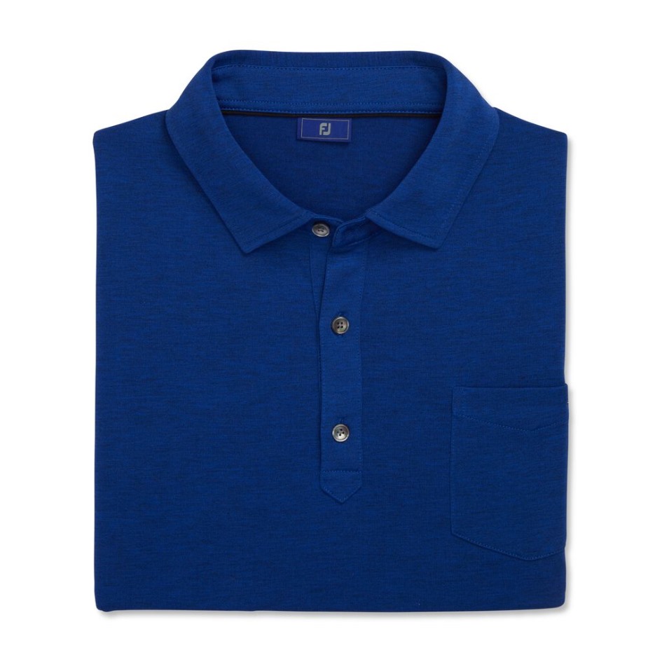 Footjoy Schweiz Ocean Heather Jersey-Shirt