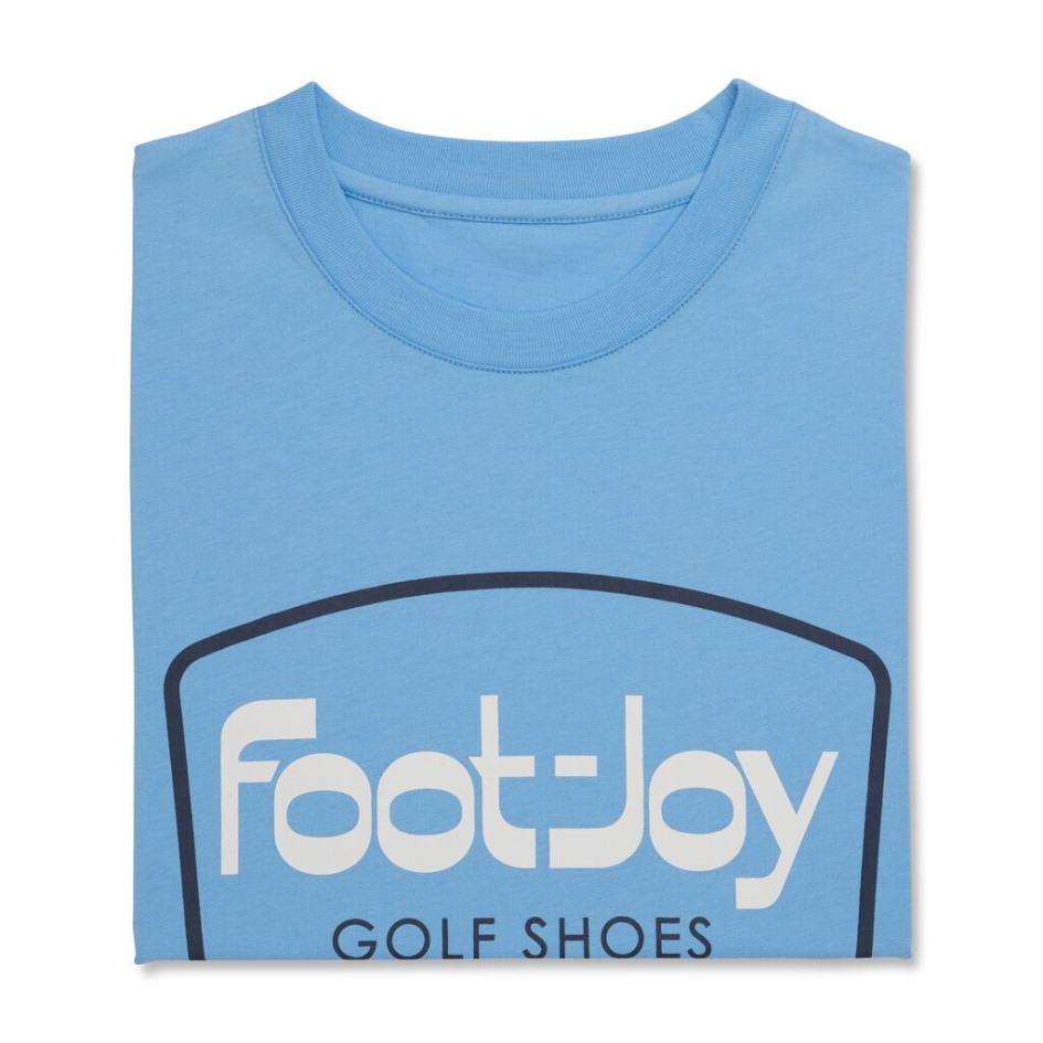 Fj Heritage Graphic T-Shirt Im Stil Der Vorherigen Saison Hellblau Footjoy Switzerland
