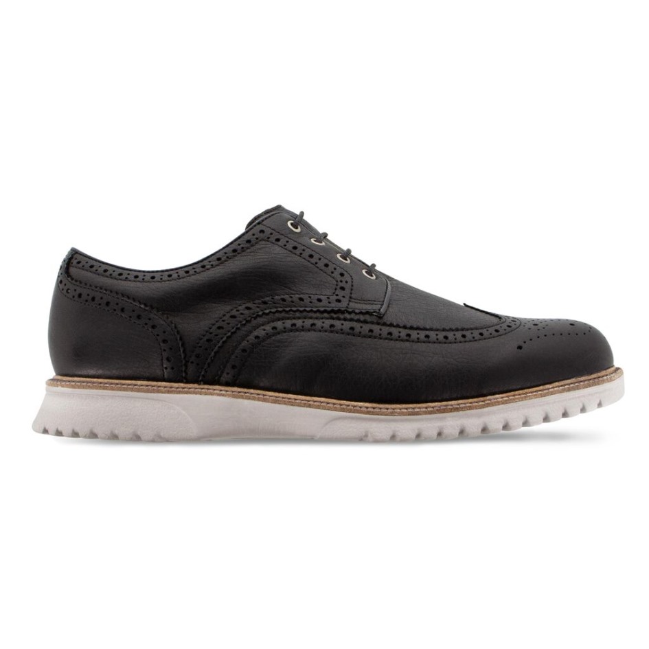 Club Casuals Wing Tip Schwarz Footjoy Schweiz